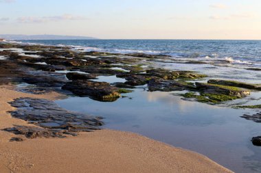 Akdeniz'de İsrail devletinin kuzey kıyısında 