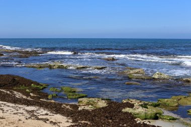 Akdeniz'de İsrail devletinin kuzey kıyısında 