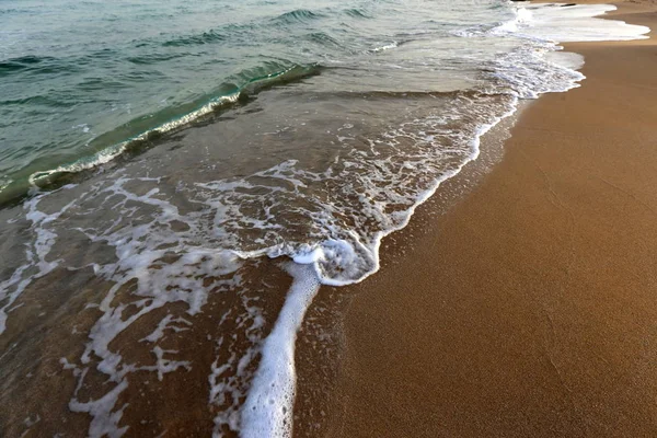 Sandy Shores Mediterranean North Israel — Stock Photo, Image