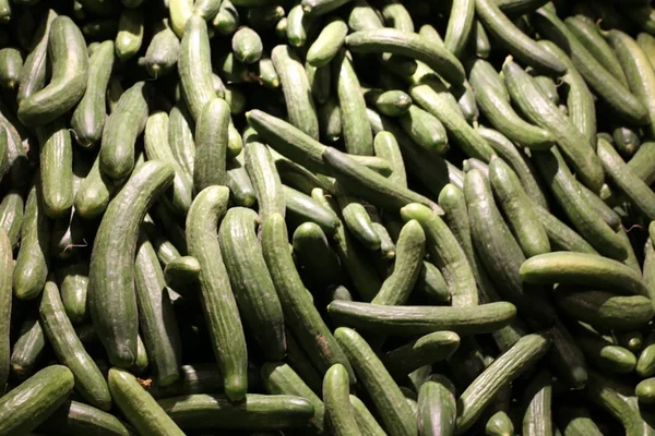 Fresh Fruits Vegetables Sold Market City Acre Israel — Stock Photo, Image