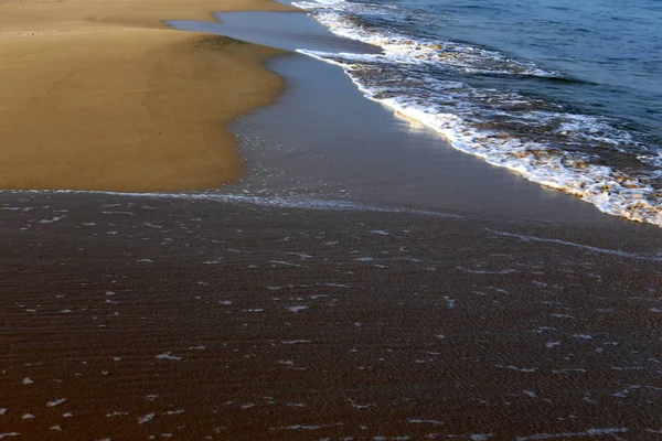 Côte Mer Méditerranée Nord État Israël — Photo