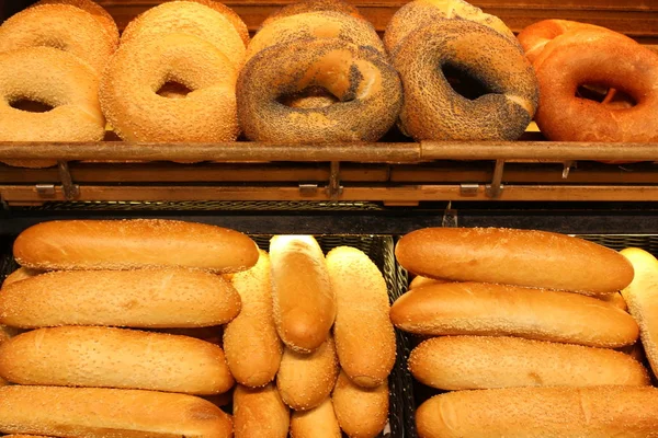 Pan Productos Panadería Venden Una Panadería Israel —  Fotos de Stock