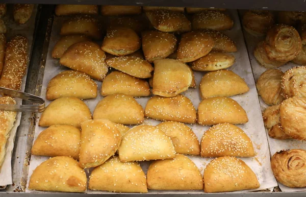 Bröd Och Bageriprodukter Säljs Ett Bageri Israel — Stockfoto