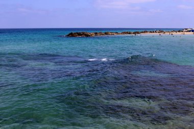 İsrail Devleti'nin kuzeyinde Akdeniz kıyıları 