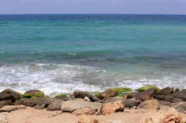 İsrail Devleti'nin kuzeyinde Akdeniz kıyıları 