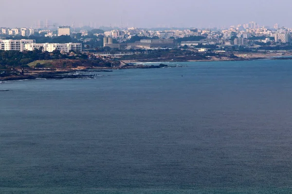 Coast Mediterranean Sea North State Israel Israel — Stock Photo, Image