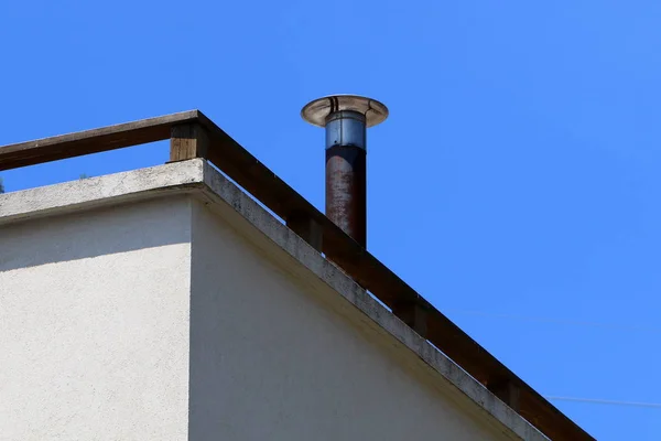 Techo Estructura Superior Del Edificio Que Sirve Para Proteger Contra — Foto de Stock