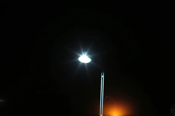 Lantern Lighting Installed City Park Northern Israel — Stock Photo, Image
