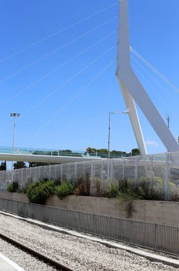 Kuzey İsrail'de demiryolu ve istasyon binası 