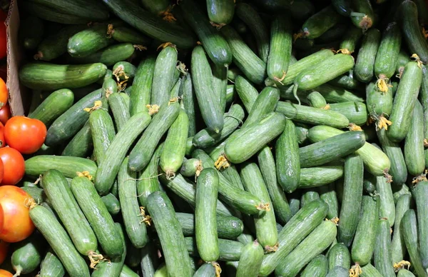 Taze meyve ve sebzeler Israil Acre kentinde bir pazarda satılır 