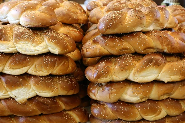 Pan Productos Panadería Venden Tienda — Foto de Stock