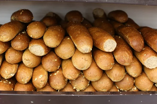 Pan Productos Panadería Venden Tienda — Foto de Stock