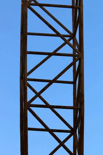 Geometric Shapes Construction Architecture Streets Big City Israel — Stock Photo, Image