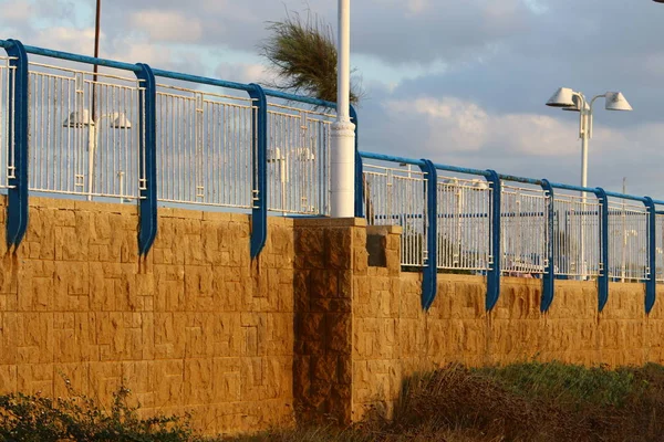 Fence City Park Mediterranean Coast North State Israel — Stock Photo, Image