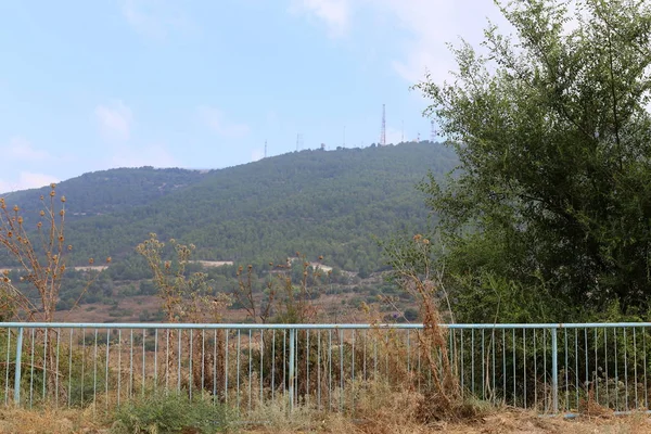 Recinzione Parco Cittadino Sulla Costa Mediterranea Nel Nord Dello Stato — Foto Stock