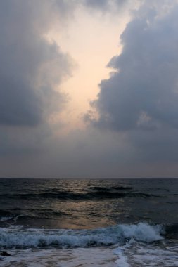 ıssız Kuzey İsrail'in Akdeniz kıyısında 