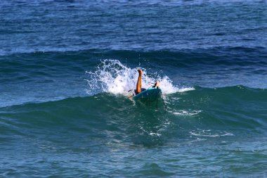 ıssız Kuzey İsrail'in Akdeniz kıyısında 