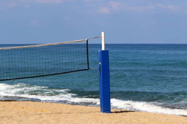 ıssız Kuzey İsrail'in Akdeniz kıyısında 