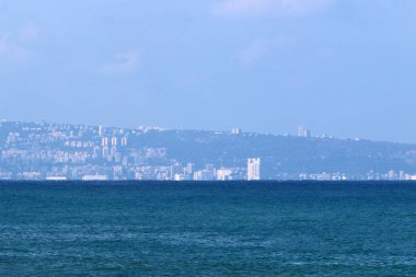 ıssız Kuzey İsrail'in Akdeniz kıyısında 