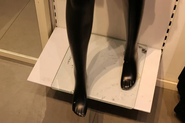 mannequin is in store in a shop window in Israel