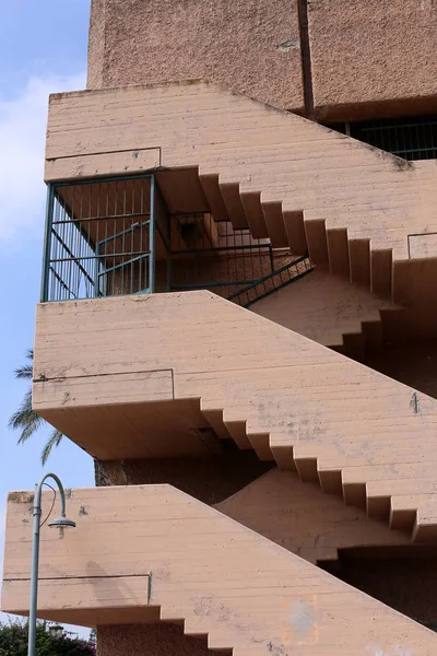 Элемент Лестницы Здания Сооружения Состоит Ряда Ступеней — стоковое фото