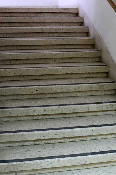 Das Treppenelement Eines Gebäudes Oder Einer Struktur Besteht Aus Einer — Stockfoto