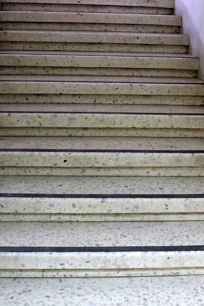 Das Treppenelement Eines Gebäudes Oder Einer Struktur Besteht Aus Einer — Stockfoto