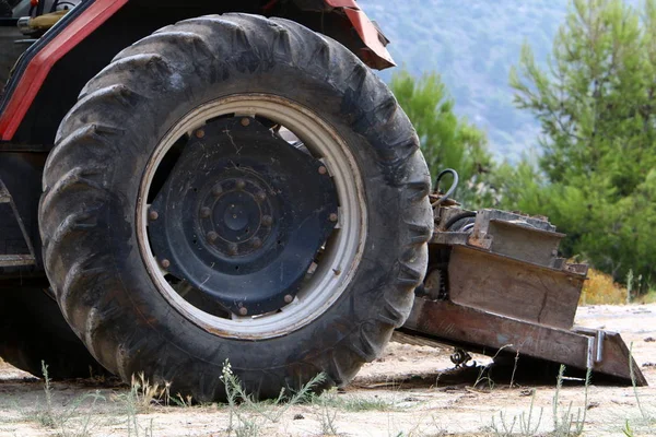 Τροχός Ένας Δίσκος Που Περιστρέφεται Ελεύθερα Στον Άξονα Επιτρέποντας Στο — Φωτογραφία Αρχείου