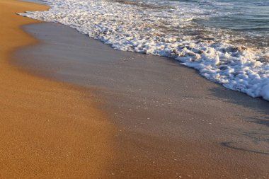 İsrail devletinin kuzeyinde Akdeniz'in ıssız kıyıları 