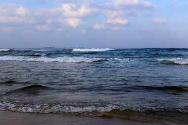 İsrail devletinin kuzeyinde Akdeniz'in ıssız kıyıları 