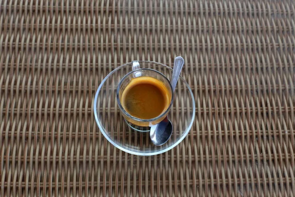 Table Restaurant Hot Coffee — Stock Photo, Image