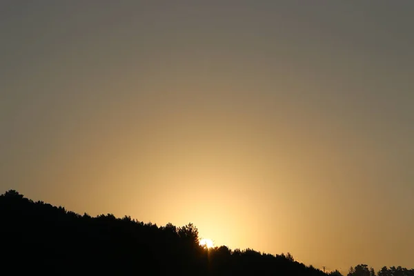 Nuvens Trovão Nuvens Flutuam Através Céu Acima Mar Mediterrâneo Norte — Fotografia de Stock