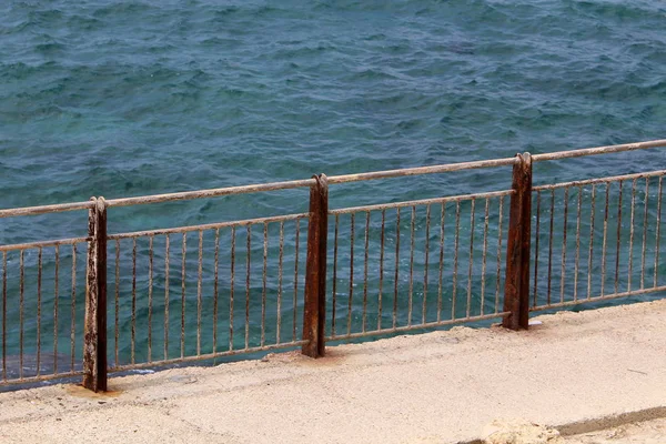 Cerca Parque Orillas Del Mar Mediterráneo Norte Israel — Foto de Stock