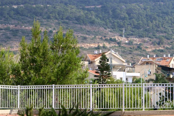 Cerca Parque Orillas Del Mar Mediterráneo Norte Israel — Foto de Stock