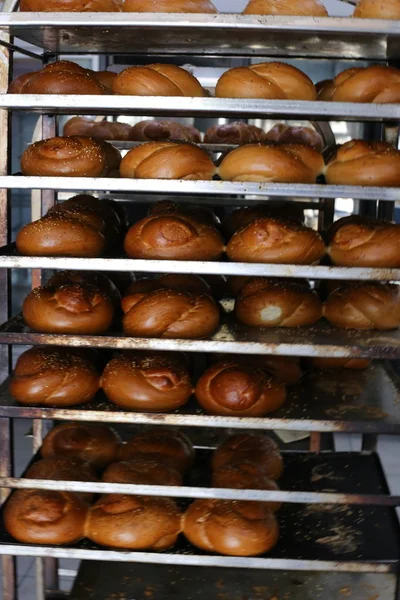 Pain Produits Boulangerie Vendus Dans Magasin Israël — Photo