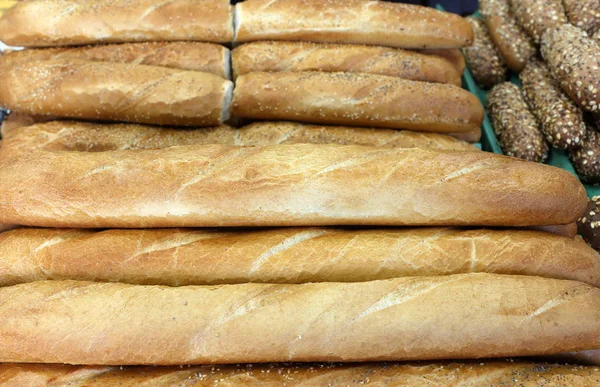 Pane Prodotti Forno Venduti Negozio Israele — Foto Stock