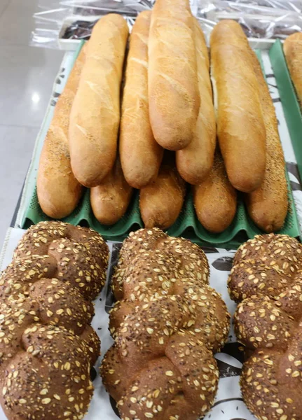 bread and bakery products sold in a store in Israel