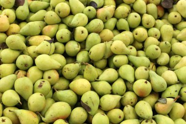 taze meyve ve sebze İsrail'in Acre kentinde sebze pazarında satılmaktadır 