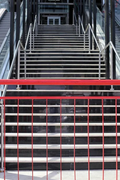 Geometrische Figuren Architektur Und Bauwesen Auf Den Straßen Einer Großstadt — Stockfoto