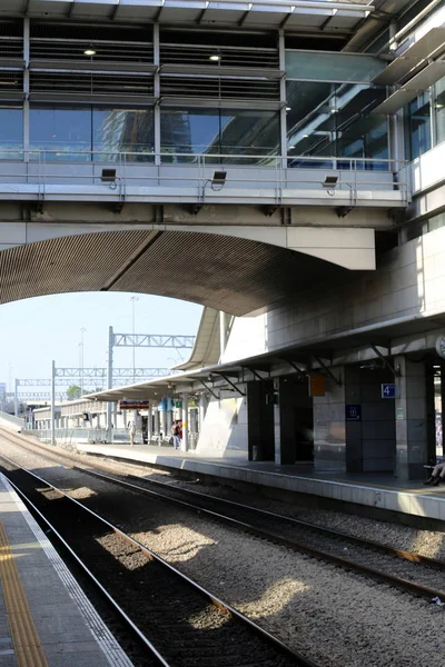 Den Gammala Järnväg Banan Överbryggar Norden Israel — Stockfoto