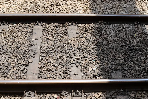 Carruagens Ferroviárias Ferroviárias Numa Estação Ferroviária Norte Estado Israel — Fotografia de Stock