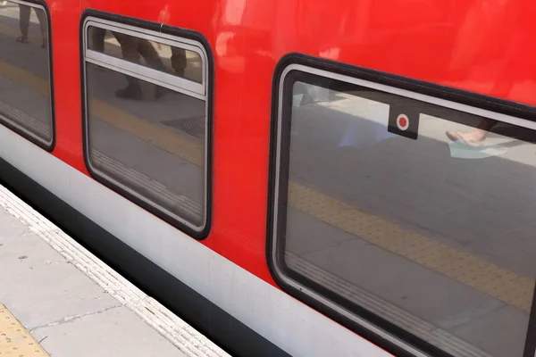 Vías Férreas Vagones Ferrocarril Una Estación Tren Norte Del Estado — Foto de Stock