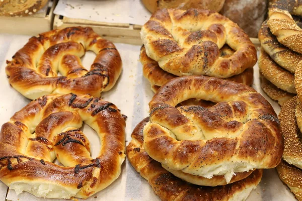 Pan Productos Panadería Vendidos Una Tienda Israel —  Fotos de Stock