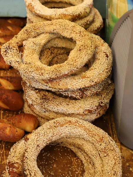 Pain Produits Boulangerie Vendus Dans Magasin Israël — Photo