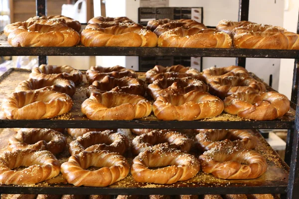 Pan Productos Panadería Vendidos Una Tienda Israel —  Fotos de Stock