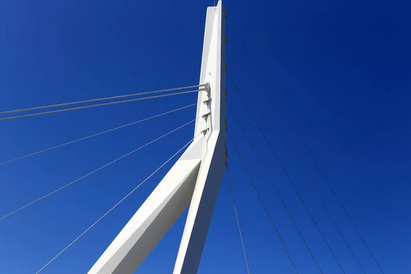 Ponte Una Struttura Artificiale Eretta Ostacolo Acqua Nel Nord Dello — Foto Stock