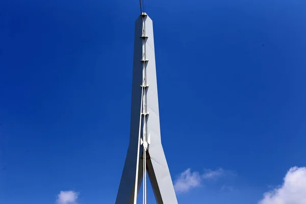 Puente Una Estructura Artificial Erigida Sobre Obstáculo Agua Norte Del —  Fotos de Stock