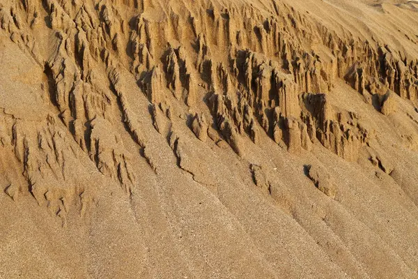 Sandiga Kusten Medelhavet Norra Israel — Stockfoto