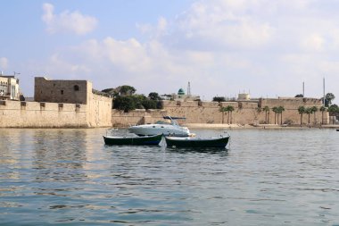 İsrail'in kuzeyinde Akdeniz kıyısında Acre kentinde antik haçlı kalesi 