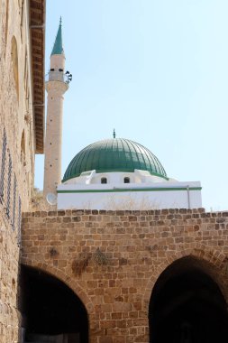 İsrail'in kuzeyinde Akdeniz kıyısında Acre kentinde antik haçlı kalesi 